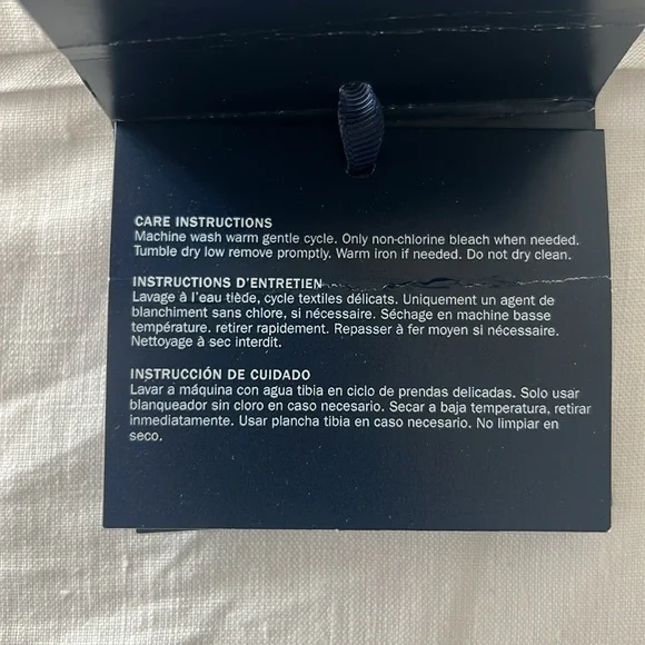 Ralph Lauren RL Linen Contrast Full/Queen Duvet Cover in White Pebble, NWT $500